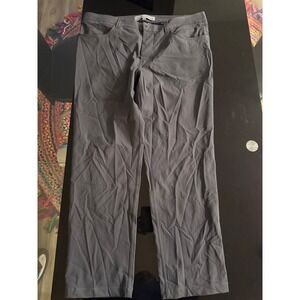 RYE‎ 51 Voyager Collection Men's Charcoal Gray Flat Front Stretch Pants Sz 36 X2